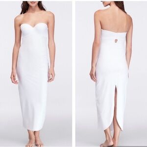 David’s Bridal Strapless Full Length Bra Body Shaper 34A Slip